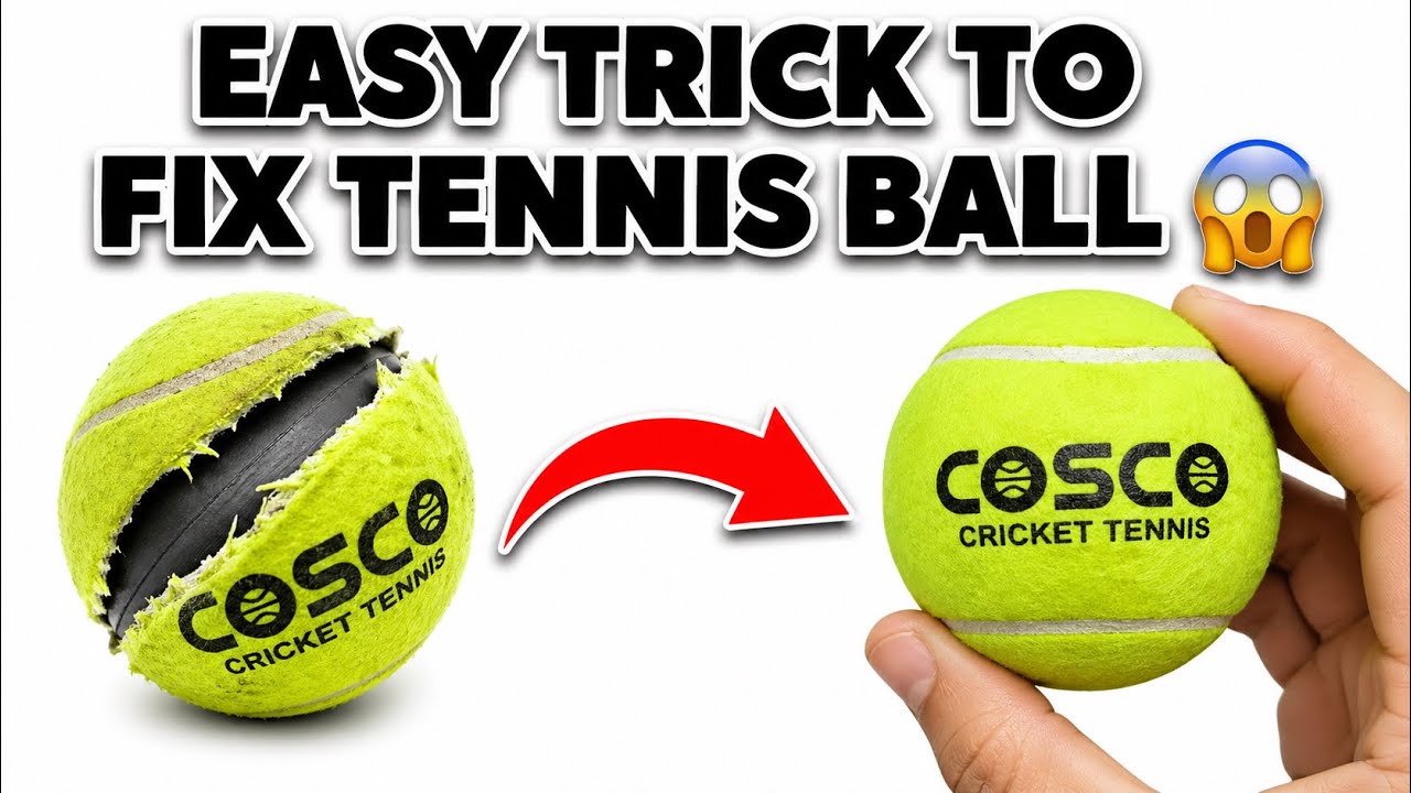 how to fix broken ball | how to fix broken cricket ball | how to fix broken tennis ball
