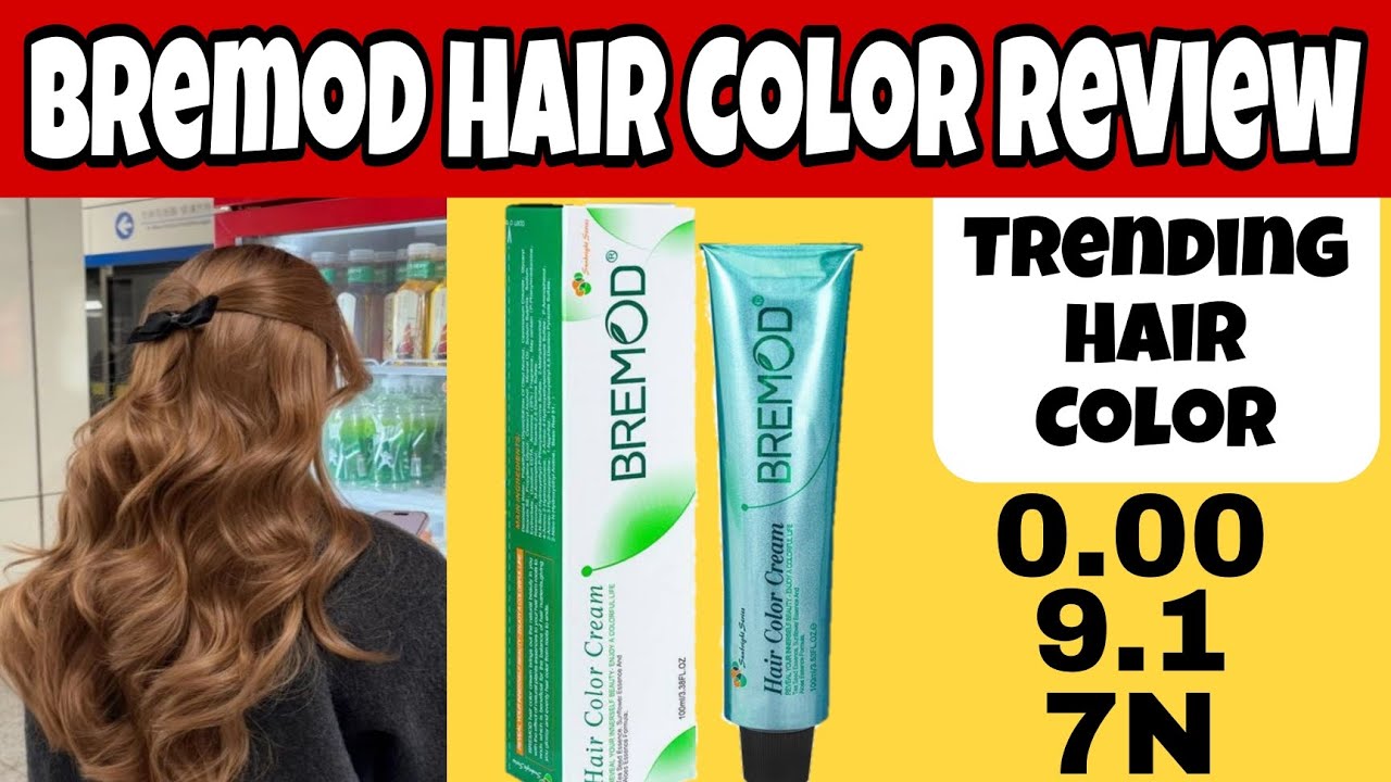 BREMOD HAIR COLOR || Light brown hair color review || 