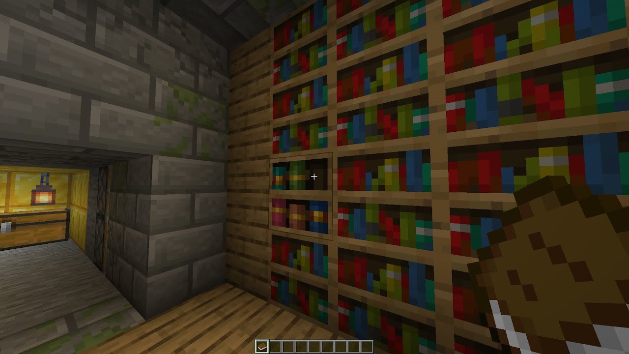 Chiseled bookshelf combination lock for Minecraft 1.20+