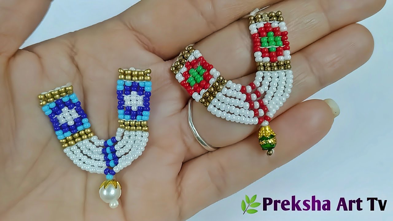 👉New Design mala for Laddu Gopal/Thakorji shingar/Kanth malaji/moti na malaji/mala for Thakorji।art