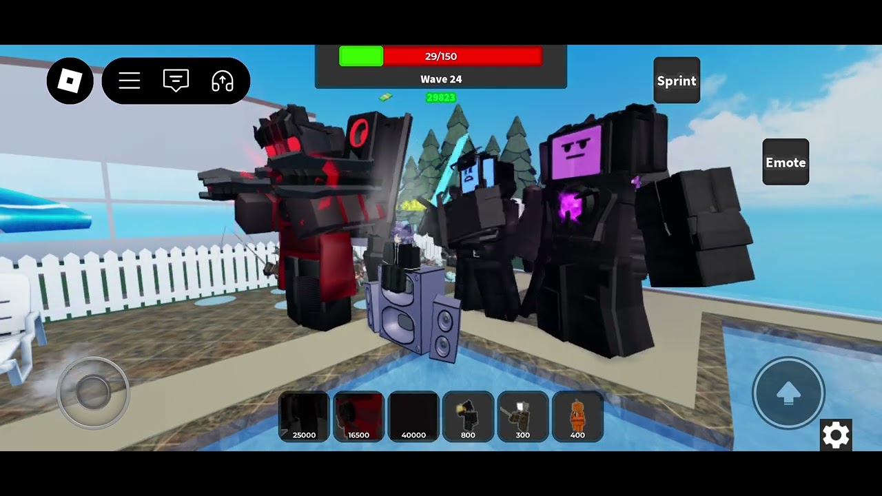 box tower defense using titan trios