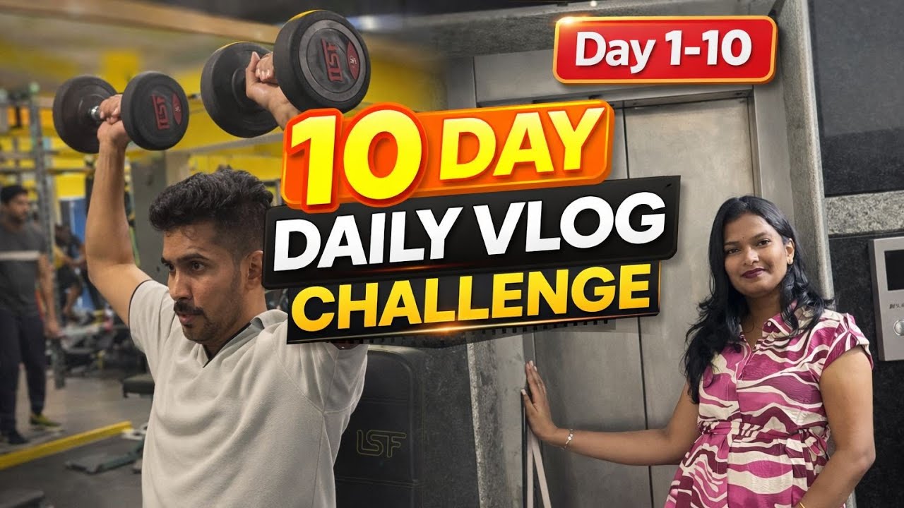 10 Days Daily Vlog Challenge | Fitness, Routine & Daily Life
