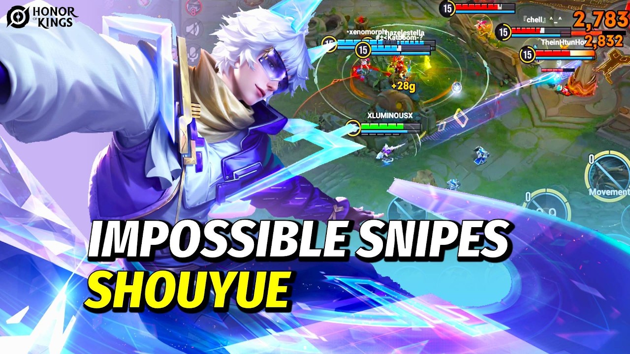 Shouyue HOK (Longshot) gameplay | S6 100⭐| 8kills 23%TDmg S | Honor of kings | True hertz