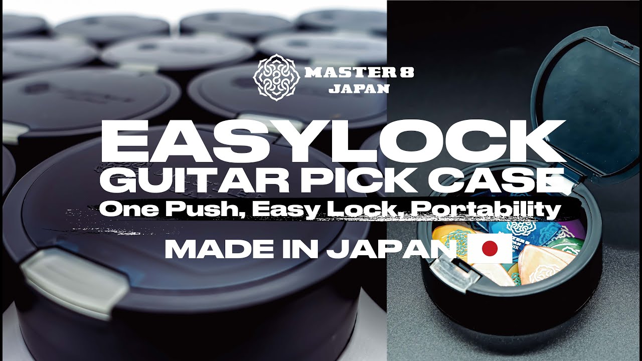 【New Product】MASTER 8 JAPAN | EASY LOCK GUITAR PICK CASE