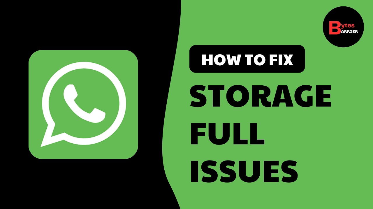How to Fix WhatsApp Storage Full Issues on Android