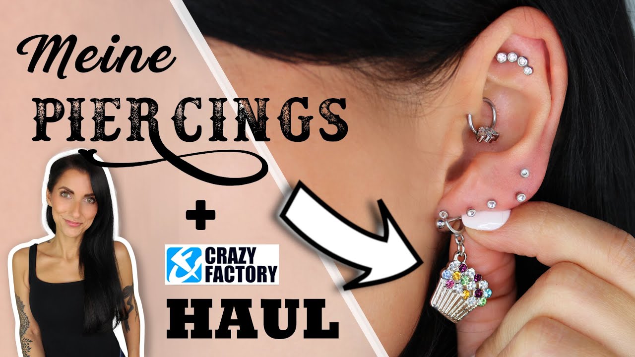 Meine PIERCINGS + Crazy Factory Haul | Migränepiercing | Akkupunkturpiercings | Frühlingsrolina