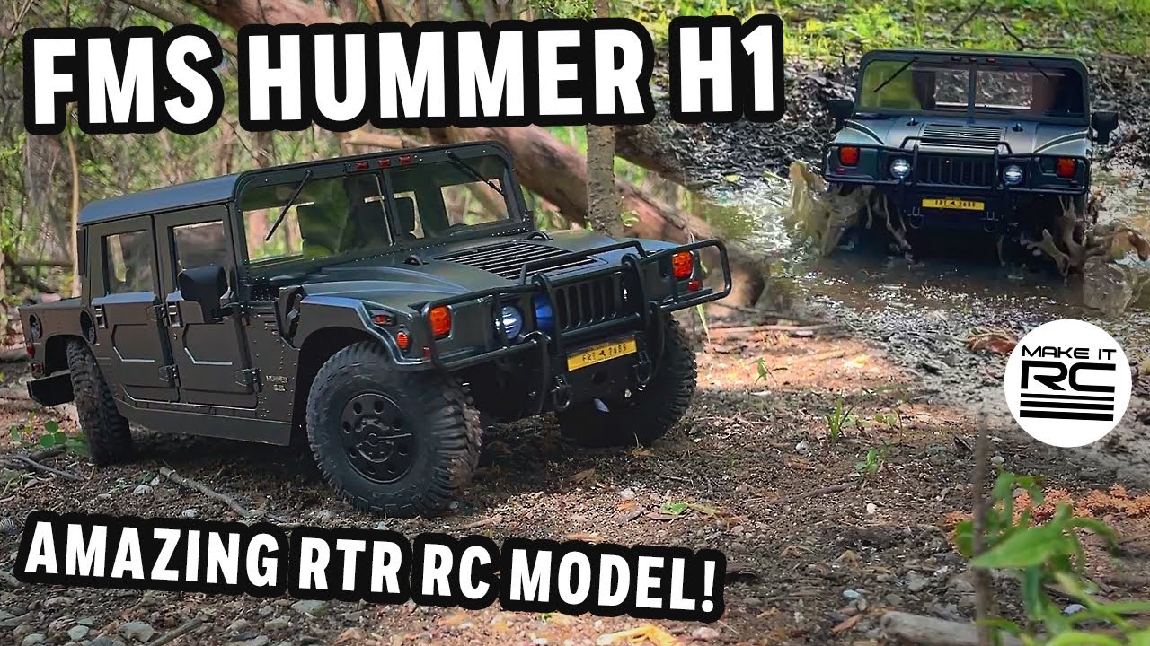 Next Level RC Engineering! Taking a Look at the New RTR Hummer H1 From FMS Model