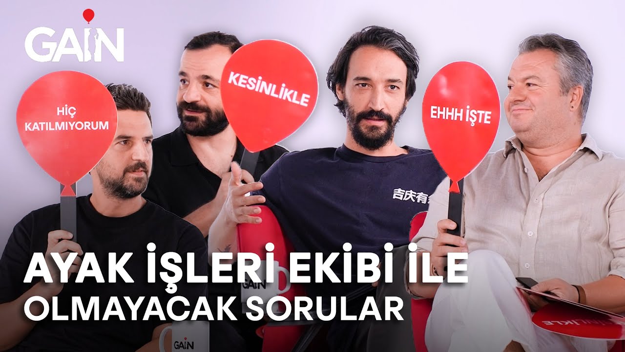 Ayak İşleri Ekibi, Olmayacak Soruları Yanıtlıyor | YouTube Özel Röportaj