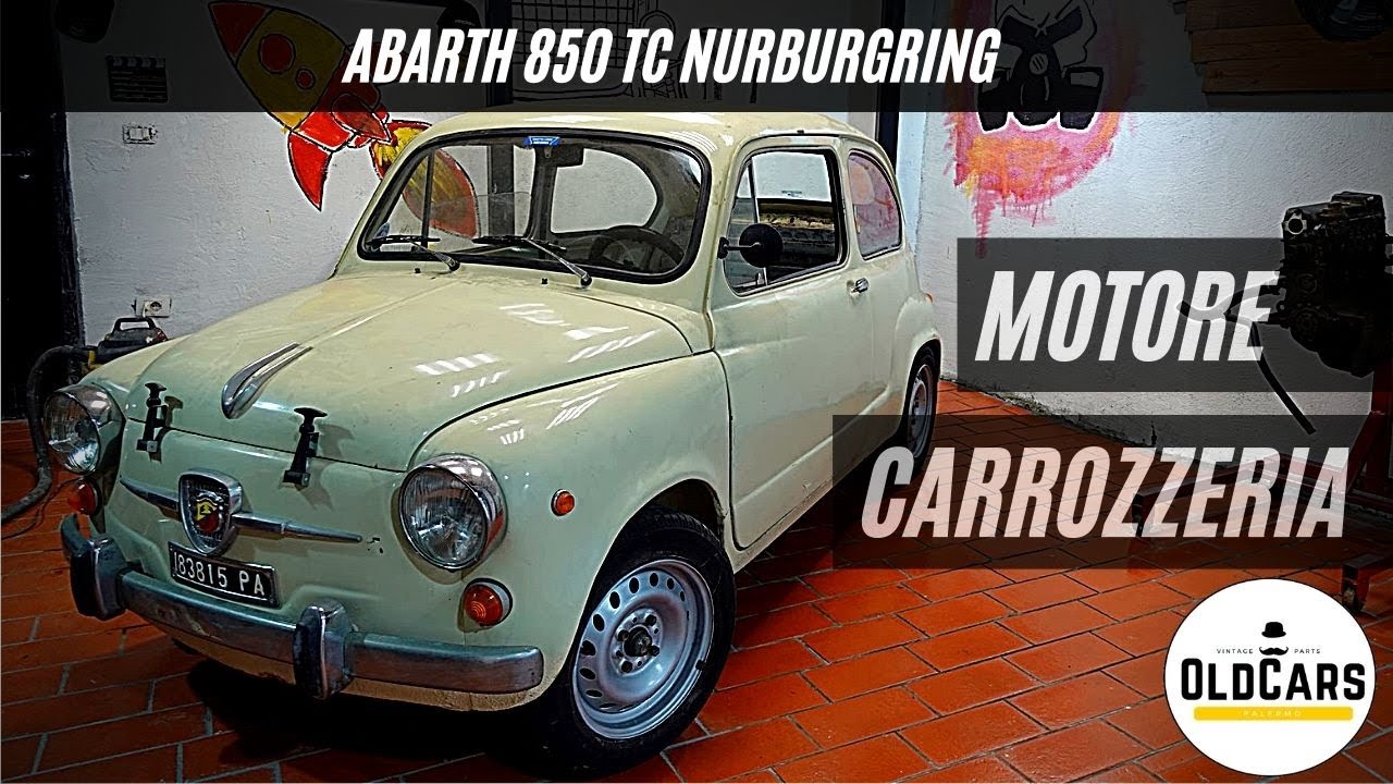 ABARTH 850 TC NURBURGRING - Smontaggio Motore e Preparazione Carrozzeria Fiat 600 D