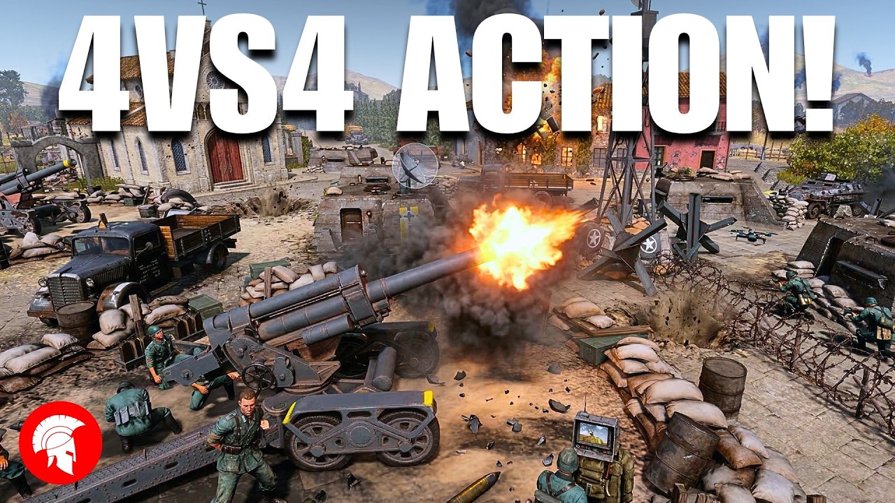 🔴LIVE | COMPANY OF HEROES 3 | 4VS4 ACTION!