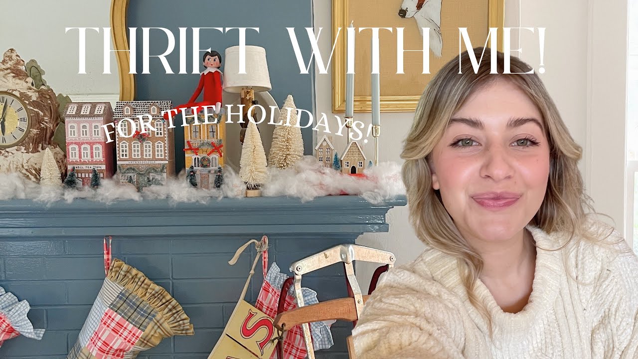 THRIFT with me!! For the Holidays! ✨🎄