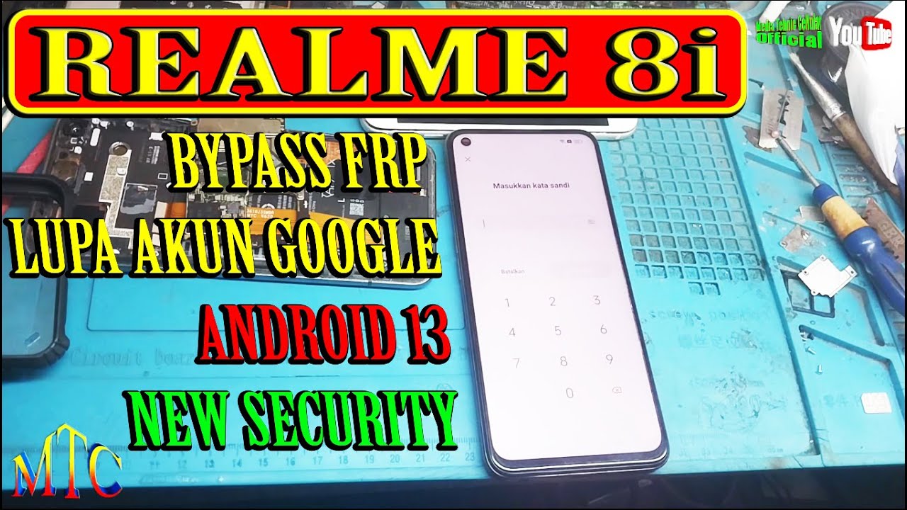 BYPASS FRP / LUPA AKUN GOOGLE REALME 8i ANDROID 13 NEW SECURITY TANPA PC,,,100% Done,,,Istimewa!!!