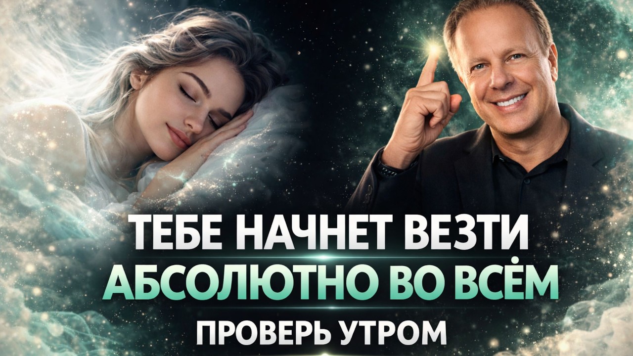 УТРОМ ТЕБЕ НАЧНЕТ ВЕЗТИ АБСОЛЮТНО ВО ВСЁМ! (Метод Джо Диспенза)