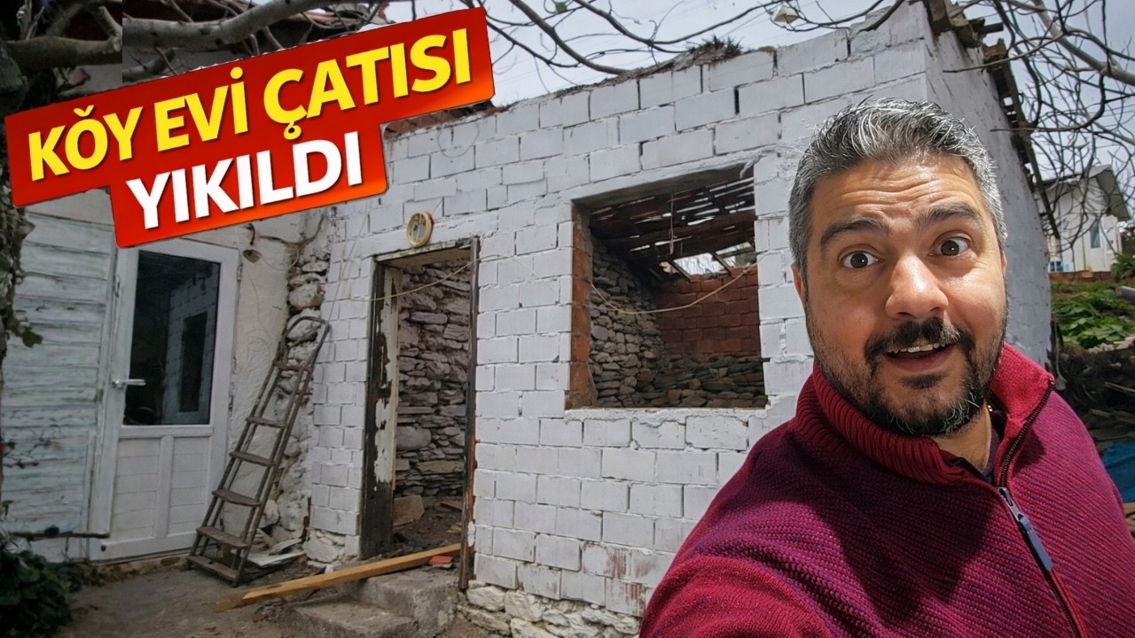 Köy Evinde Ortalık Karıştı! Merdiven Yıkıldı, Çatı Söküldü | Köyde Biz