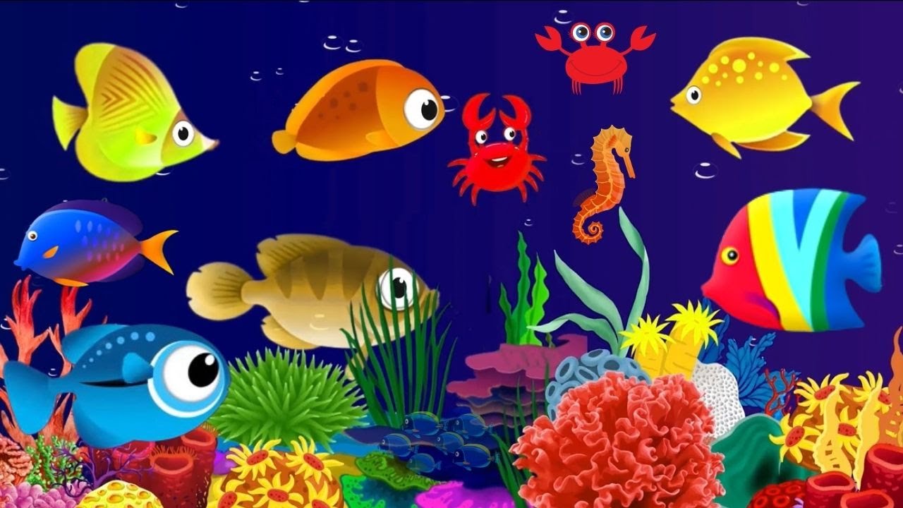 Baby Lullaby🐟Soothing fishes🐟Calming Undersea Animation🐟Aquarium #lullaby #sleepmusic #397
