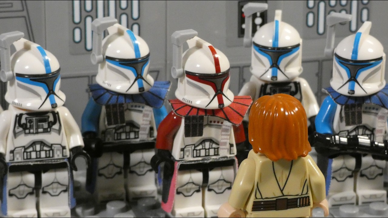 The Clone Wars in 90 seconds LEGO Star Wars stop motion