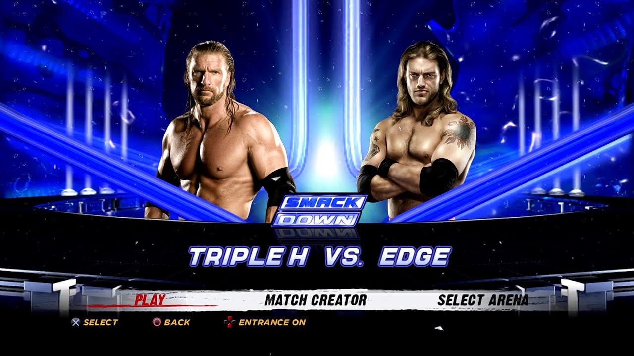 WWE '12 PS3 - Triple H VS Edge [2K][mClassic]