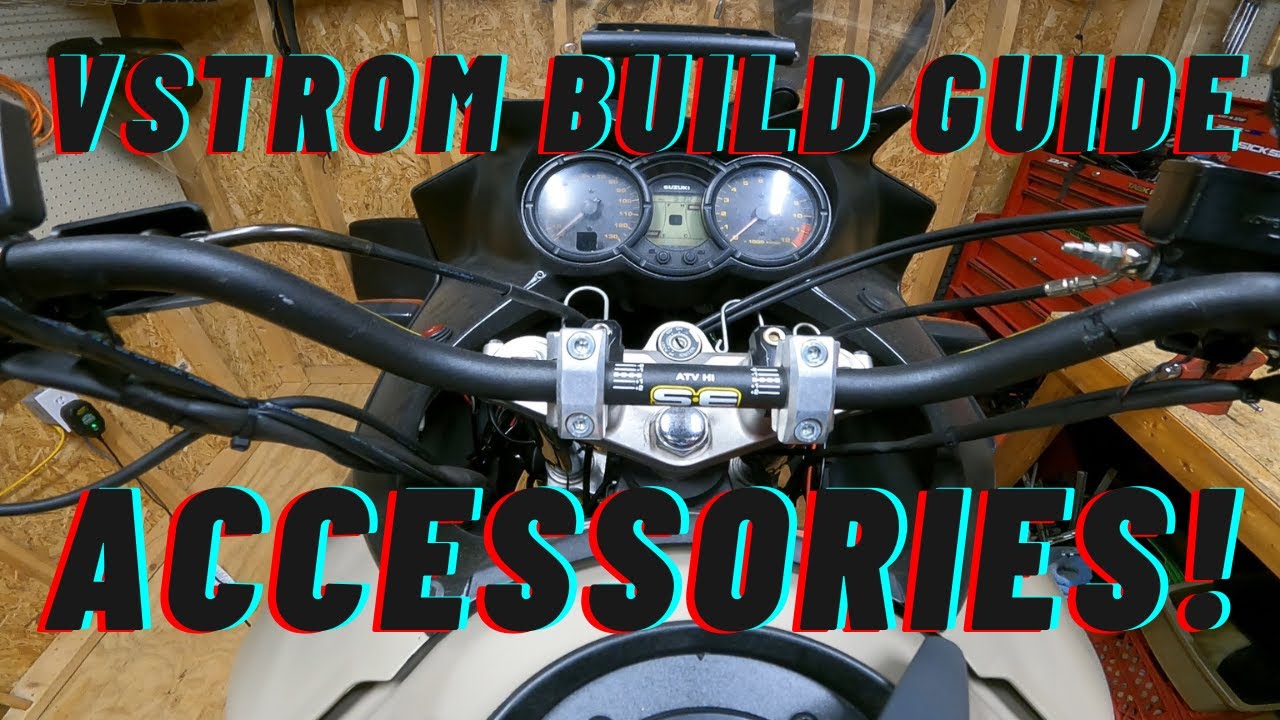 VSTROM BUILD GUIDE: PART 2 | All the Accessories! | Trav1sty
