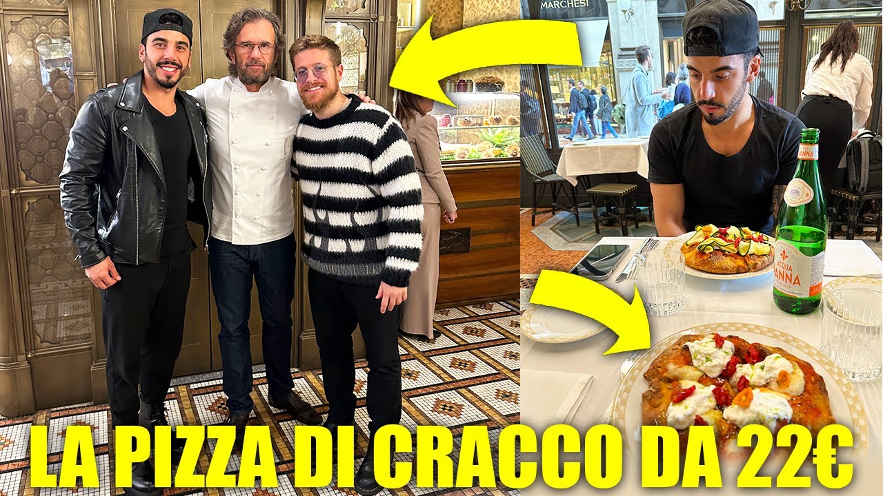 MANGIAMO LA PIZZA DI CARLO CRACCO DA 22 € - SONO MOLTO DELUSO PERCHÈ CRACCO MI HA RISPOSTO MALE!