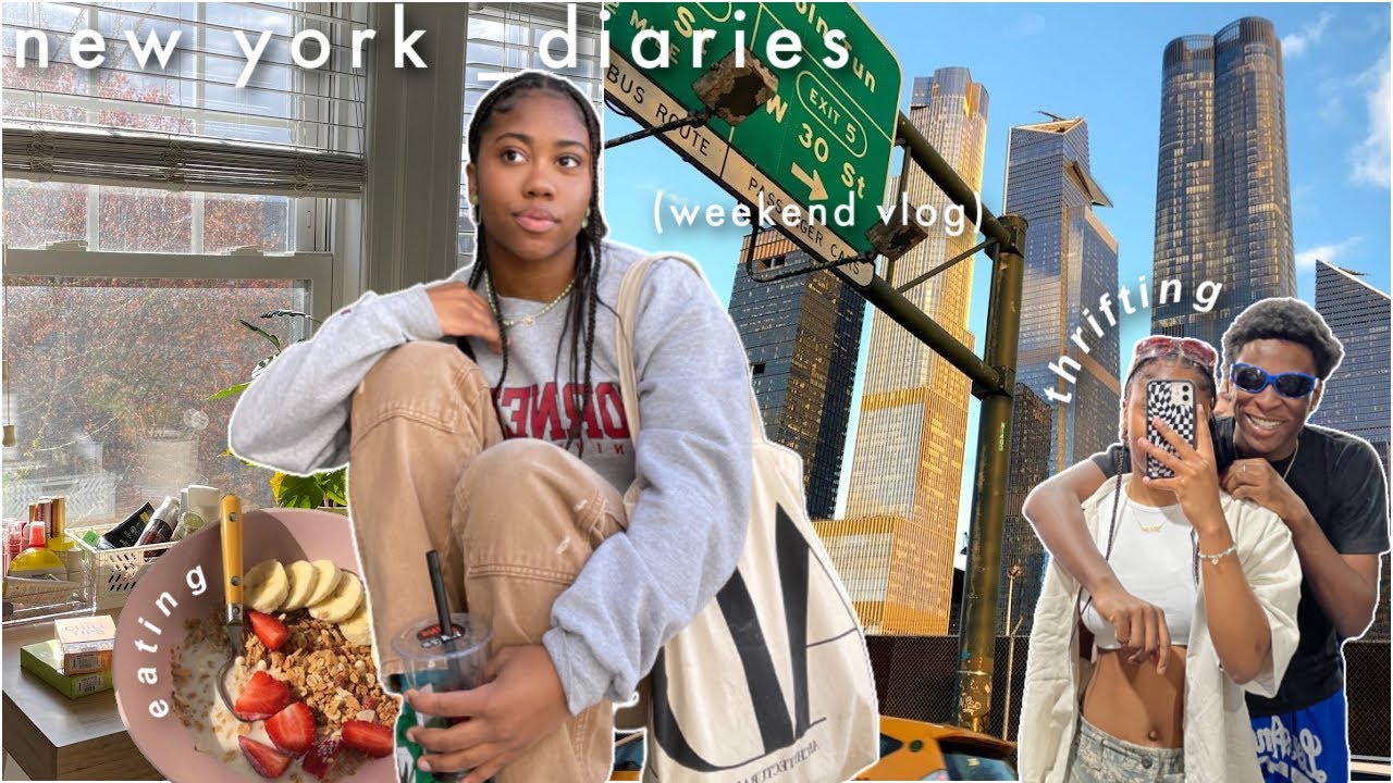 nyc diaries: thrifting in brooklyn, trying yoga, weekend in my life, book recommendations
