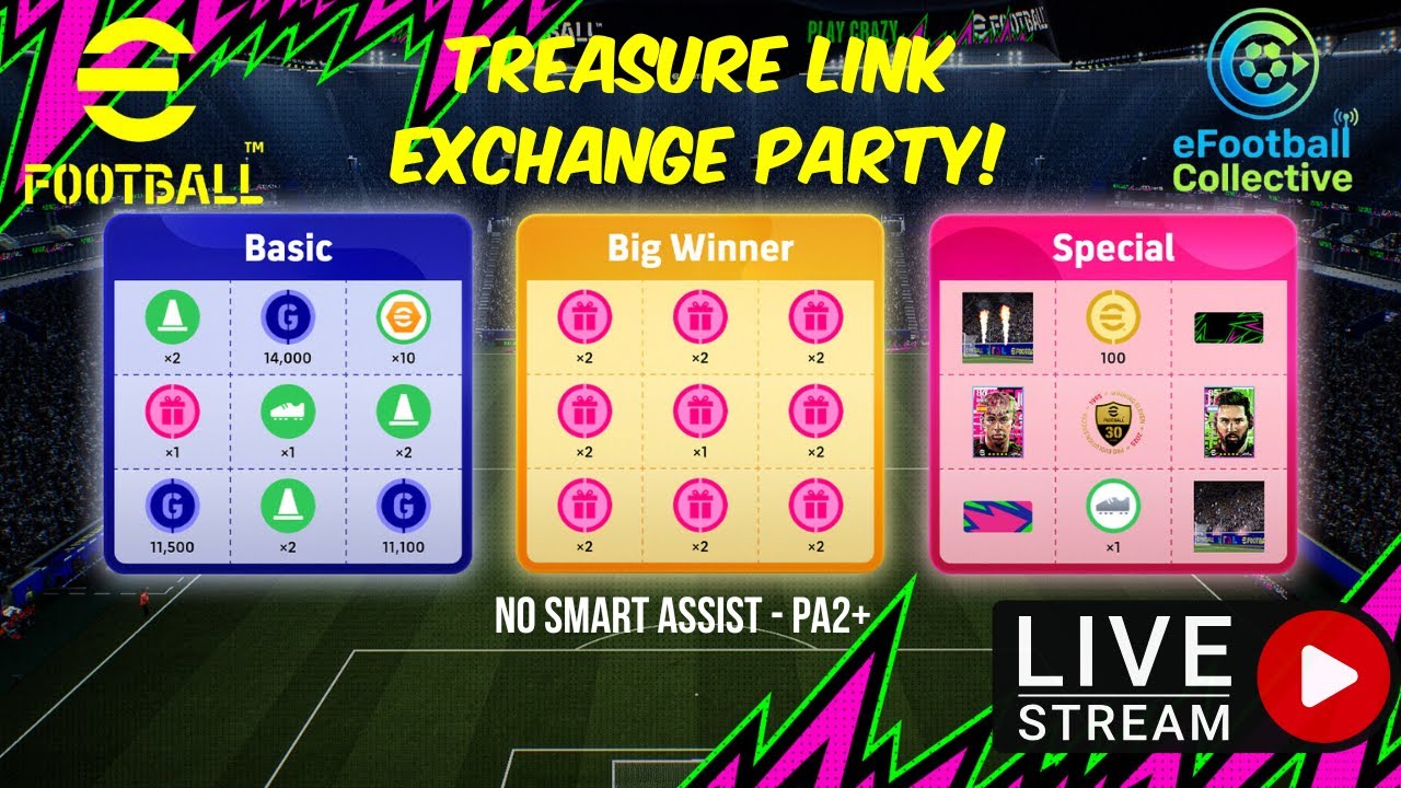 eFootball Treasure Link Exchange Party Part II