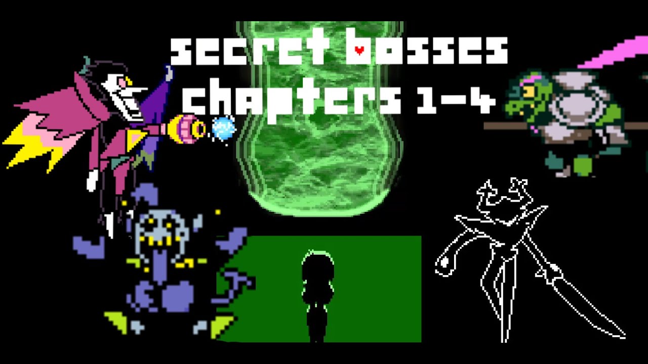 All Deltarune secret bosses (so far)