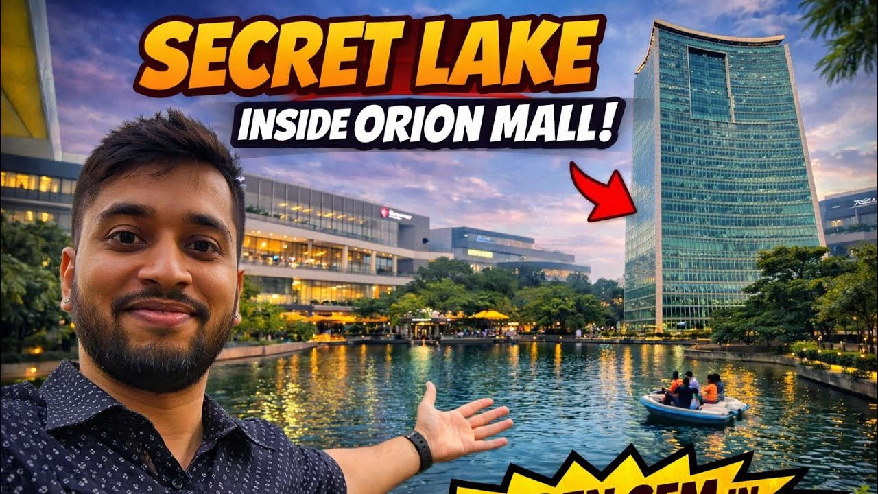 📍 ORION MALL BANGALORE VLOG | Full Walkthrough | Lake View, Boating & Street Food Scenes