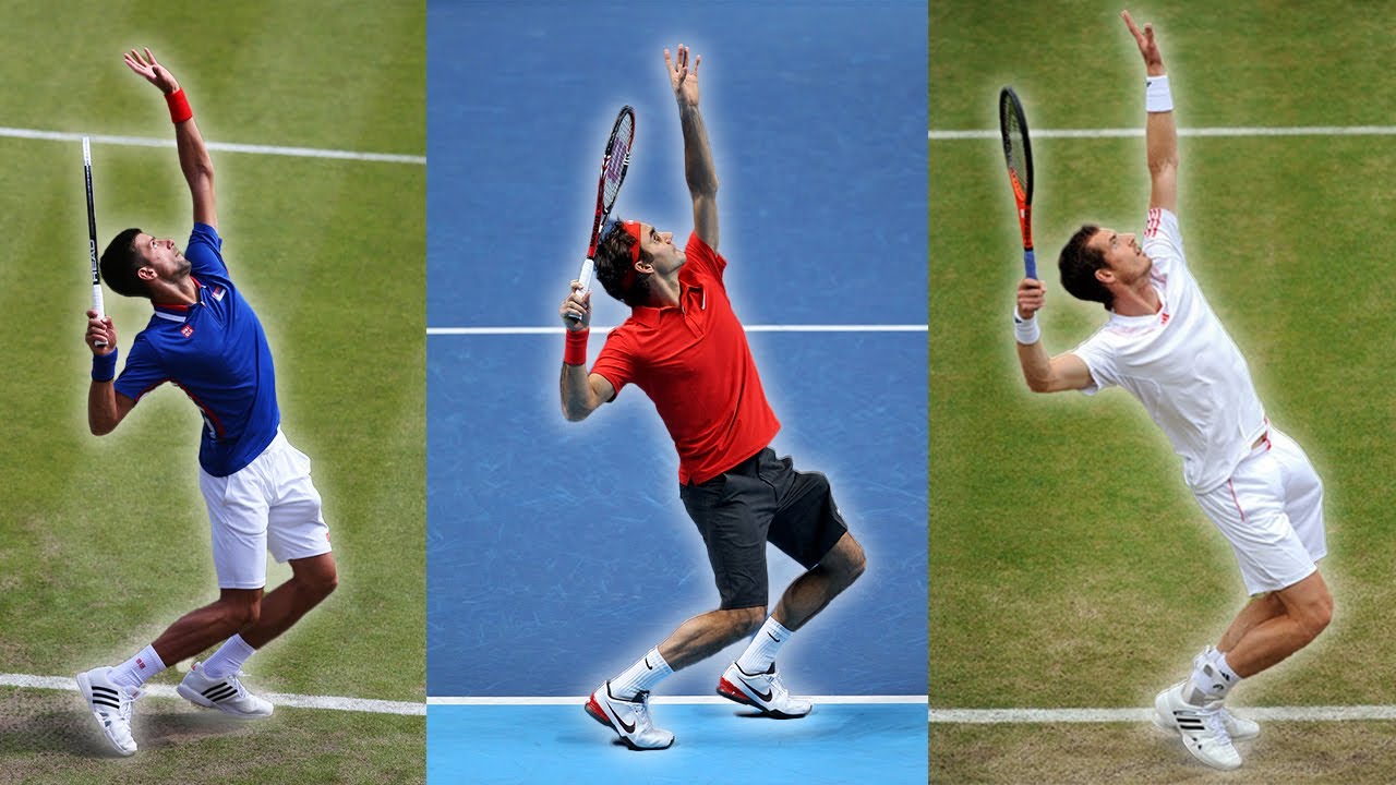 Tennis Players Imitating each other