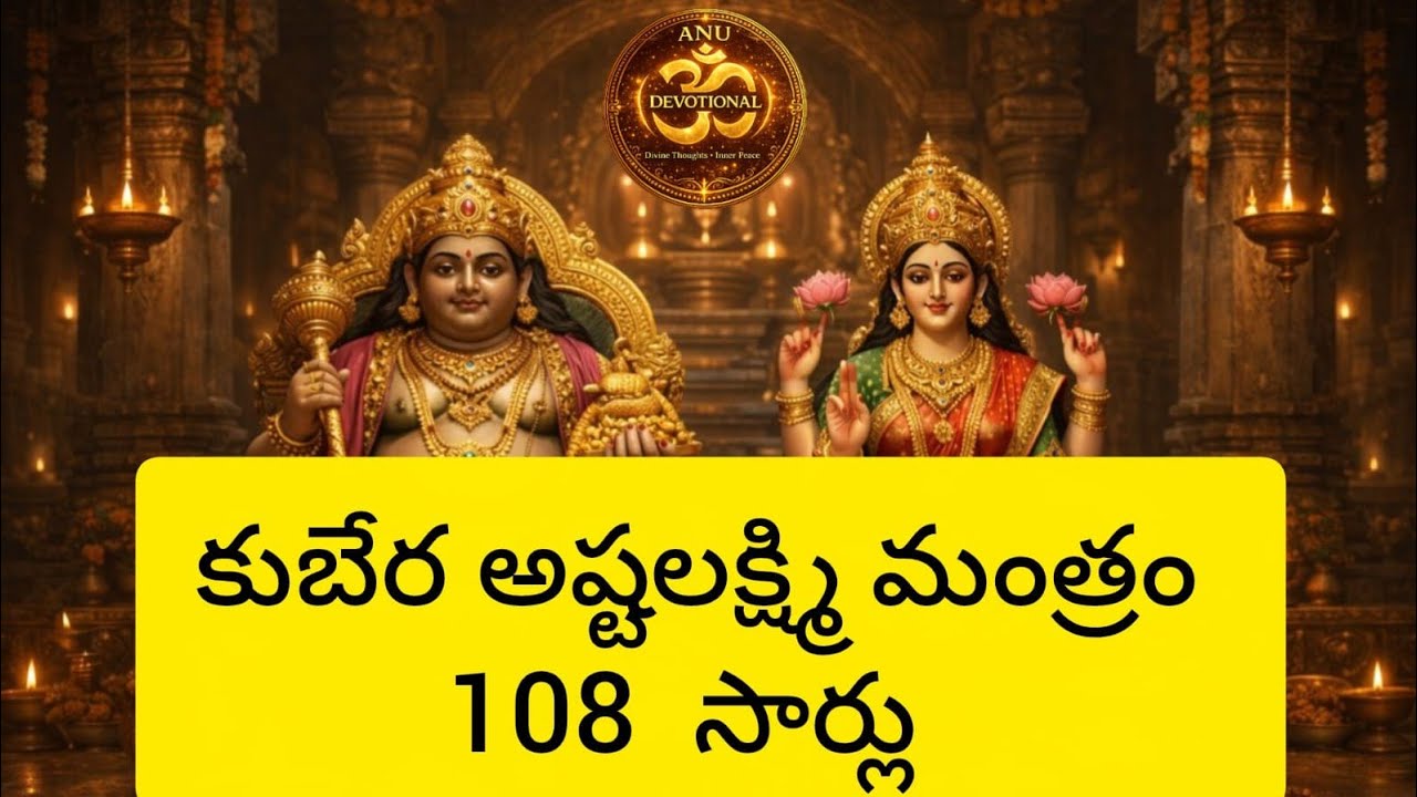Lakshmi + Kubera + Benefit.  ఈ మంత్రం వినగానే కుబేర కృప 🌺 అష్టలక్ష్మి మంత్రం అద్భుత ఫలితం..
