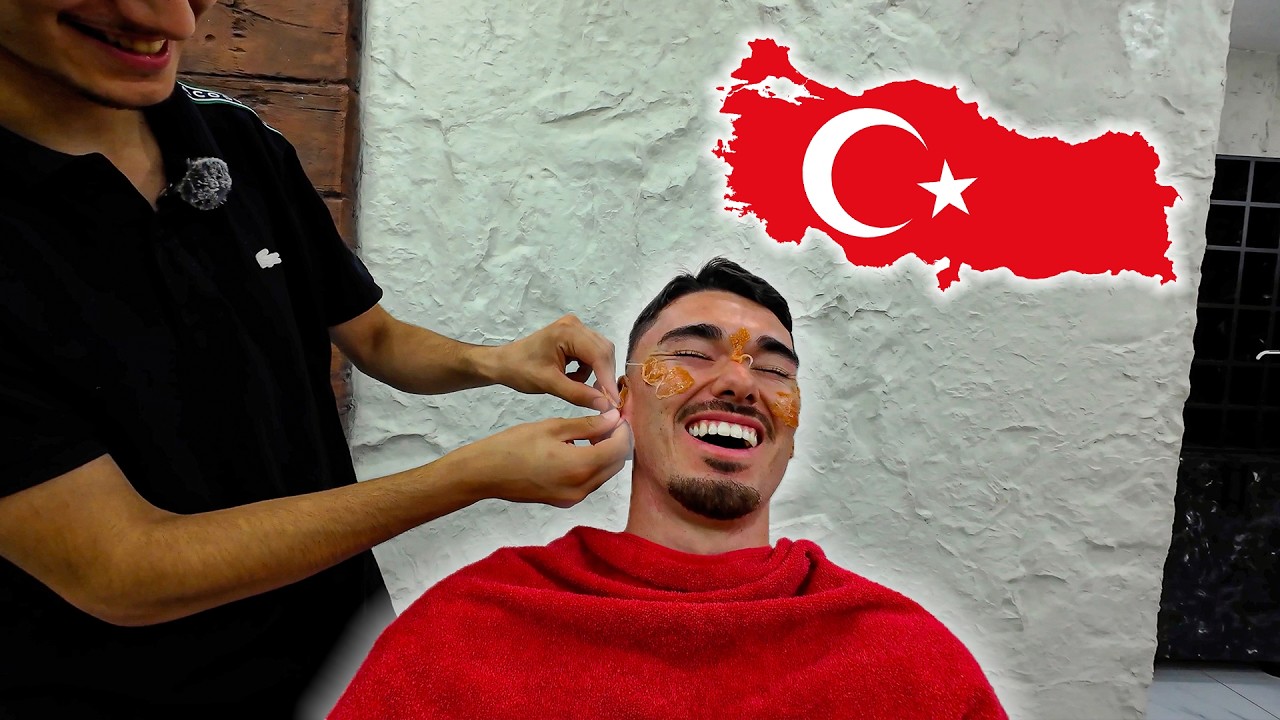 Istanbul Traditional Turkish Barber (Ear Wax, Straight Razor Shave, & Haircut)