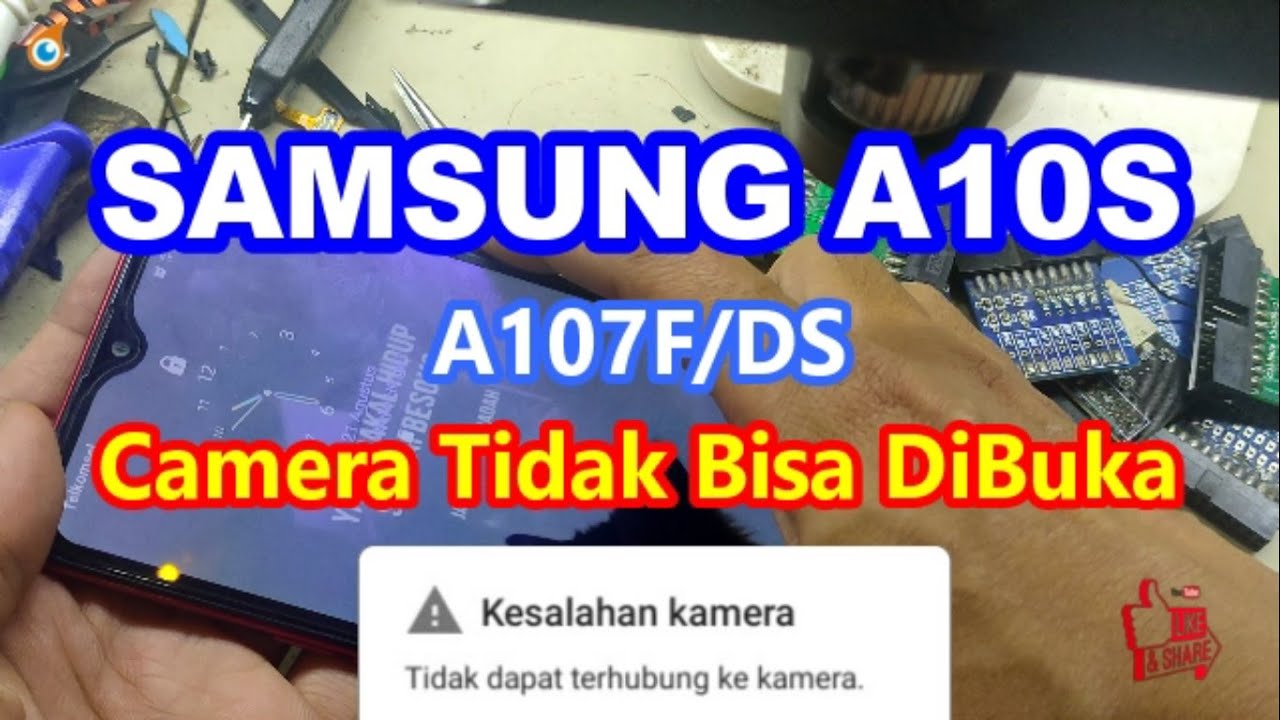 Samsung A10S/A107F Kamera Tidak Bisa-Kamera Tidak Bisa Terhubung