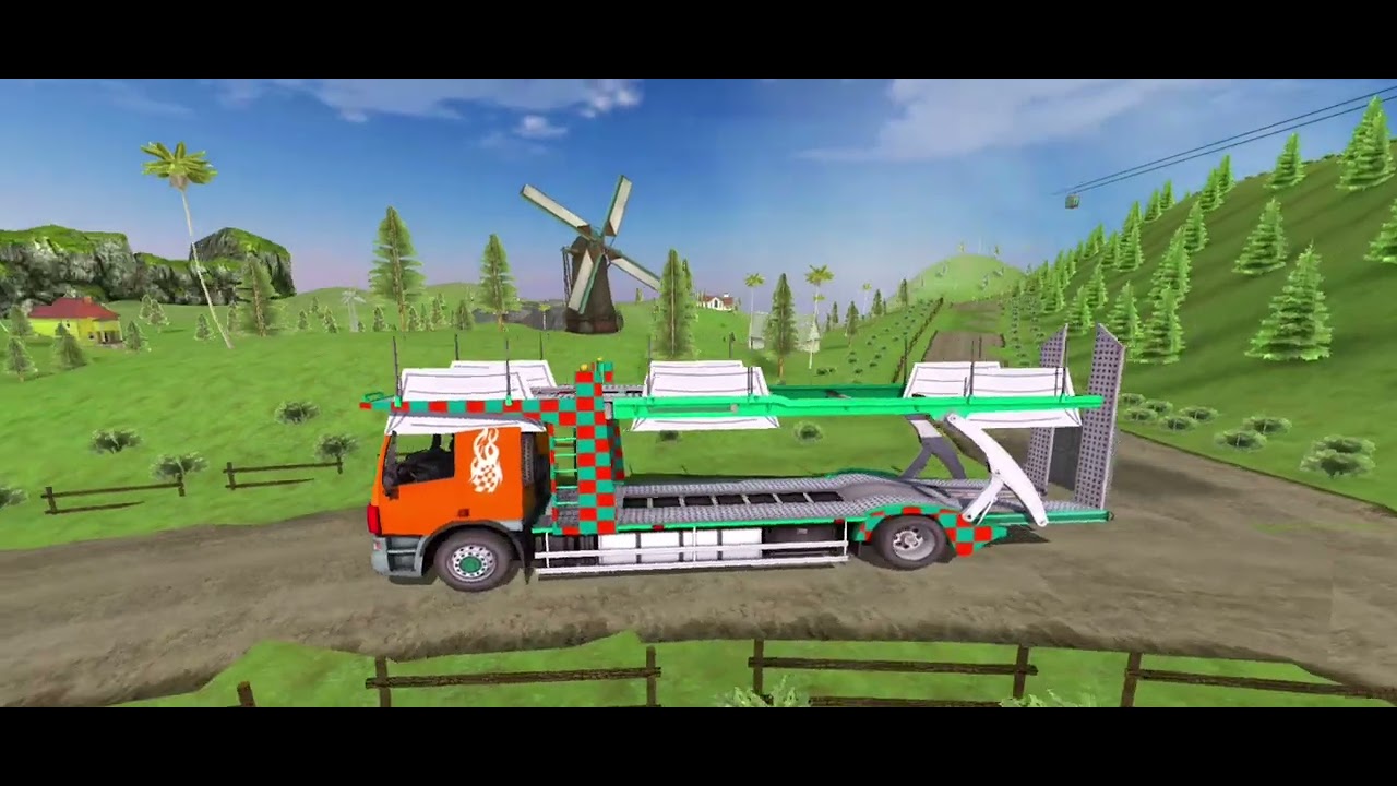 Transport truck running in mountain | BeanNG.Drive #car #driving #gaming #beam 