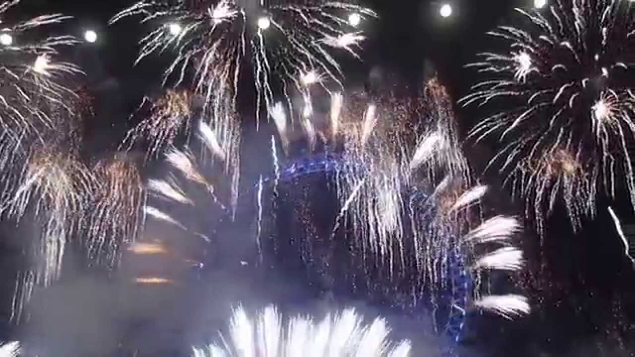 New Year 2015 - Fireworks at the London Eye