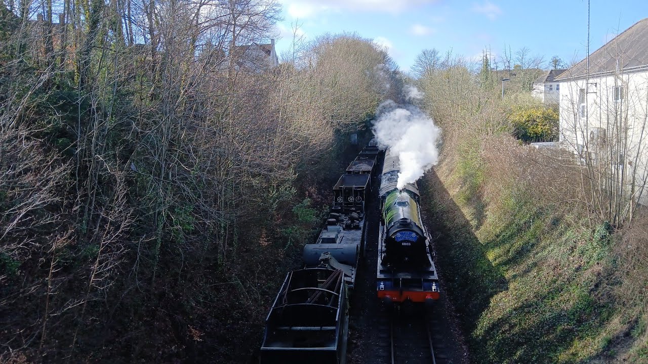 60103 Flying Scotsman: On the Mid Hants Railway (14/3/2026)