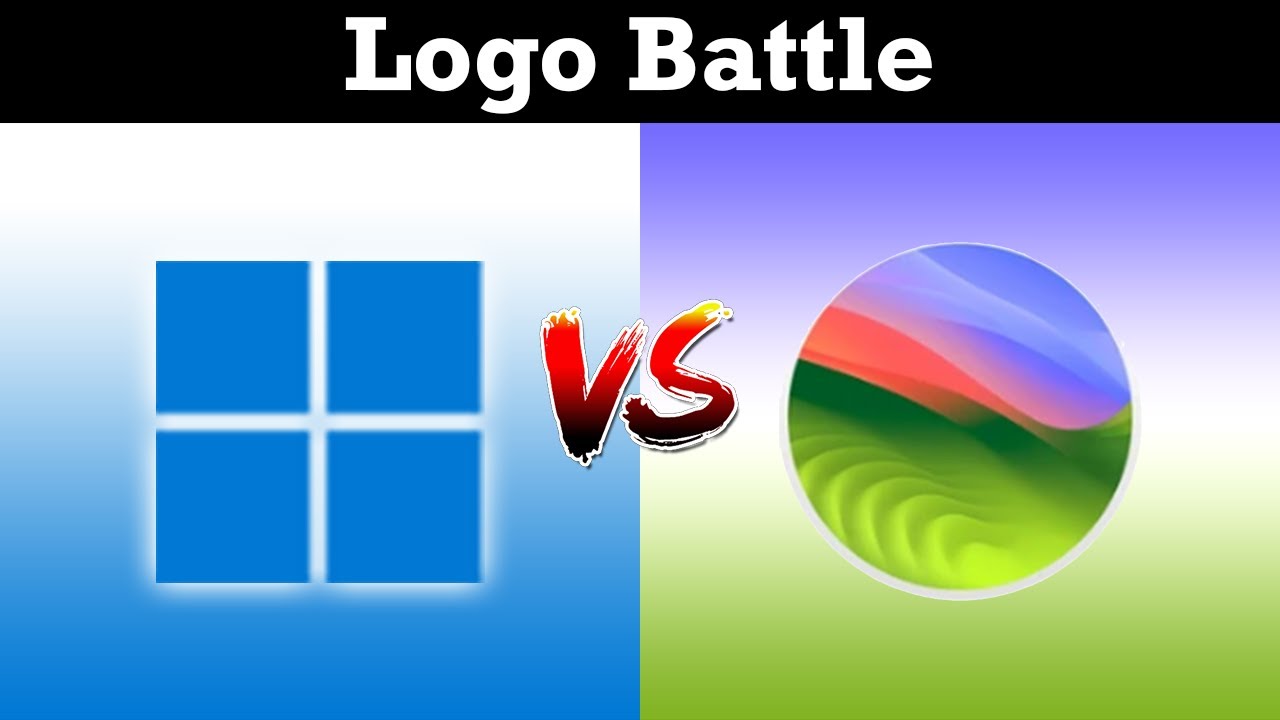 Windows VS MacOS - Logo Battle