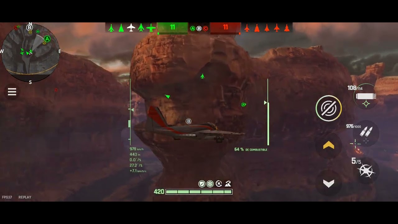 A-6 intruso Nvl Max intacto😎🔥 Dominando Sup Aérea 💪🏻🇲🇽 en Cañón