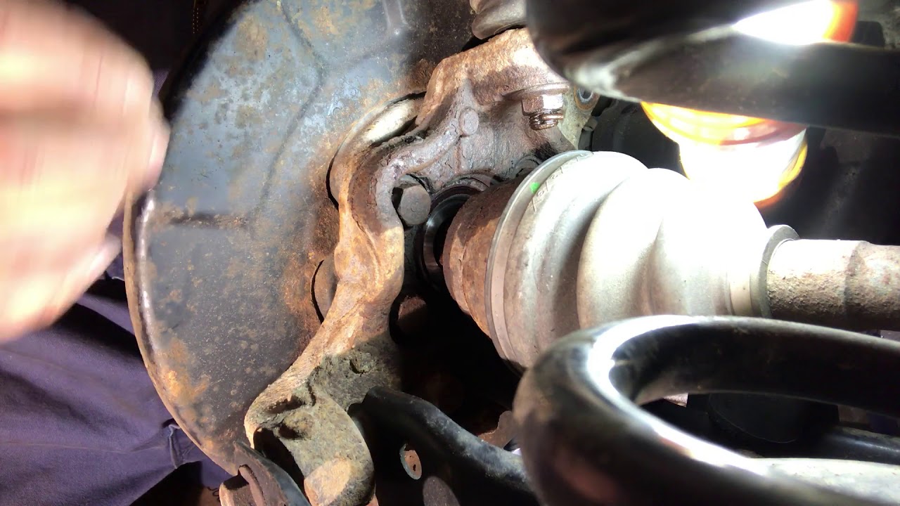 Infiniti fx35 AWD rear hub removal