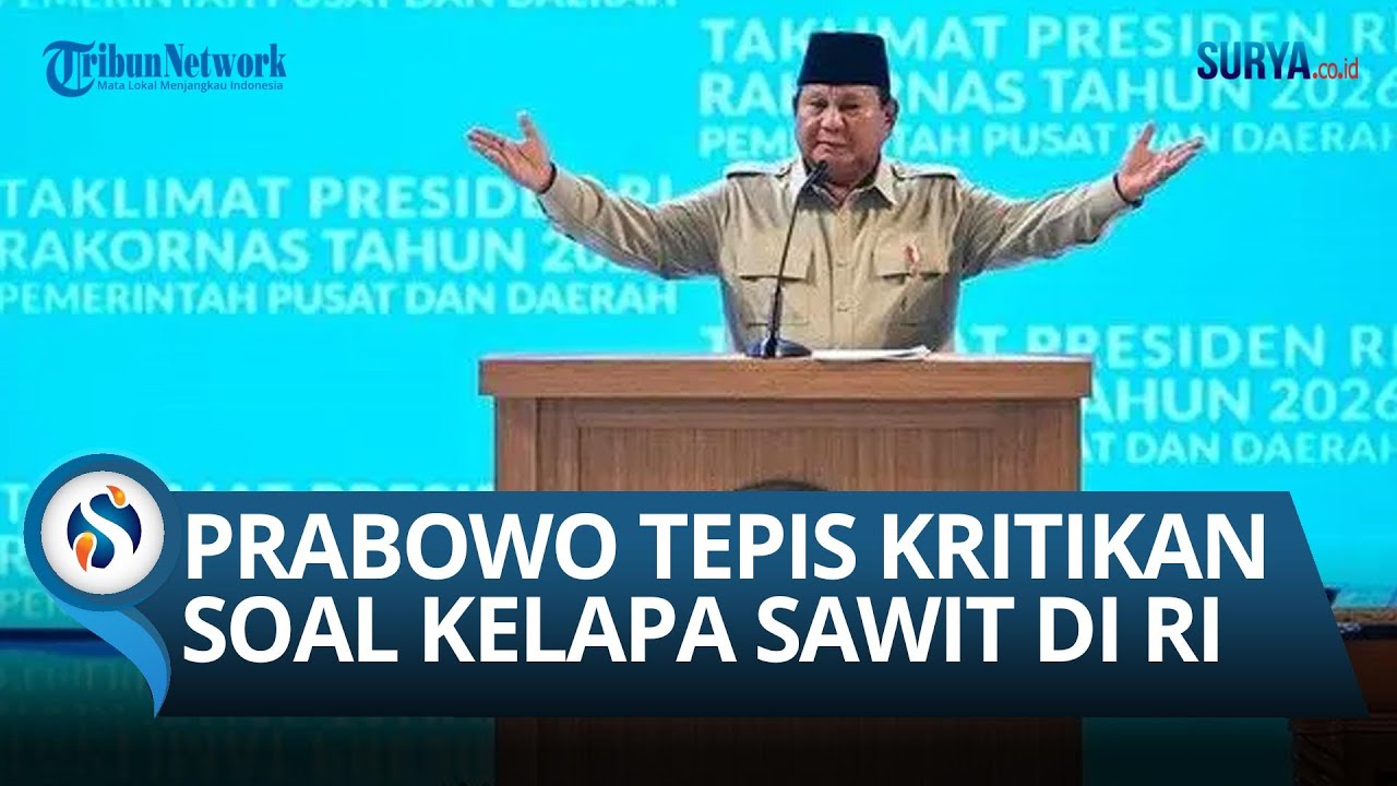 Ramai Dikritik soal Sawit, Prabowo Subianto sebut Sawit itu Tanaman Ajaib & Strategis bagi Indonesia