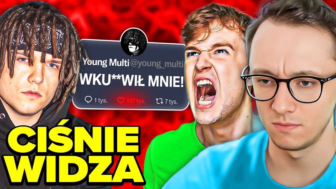 YOUNG MULTI ATAKUJE WIDZA?  ''ZLECĄ SIĘ DO MNIE JAKIEŚ ŚMIECIE''