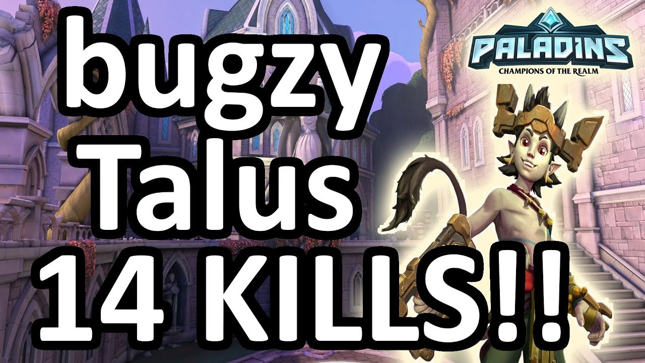 bugzy Talus 14 KILLS!! Paladins Pro (FNATIC) Ranked Game Play 1440p High Quality Video