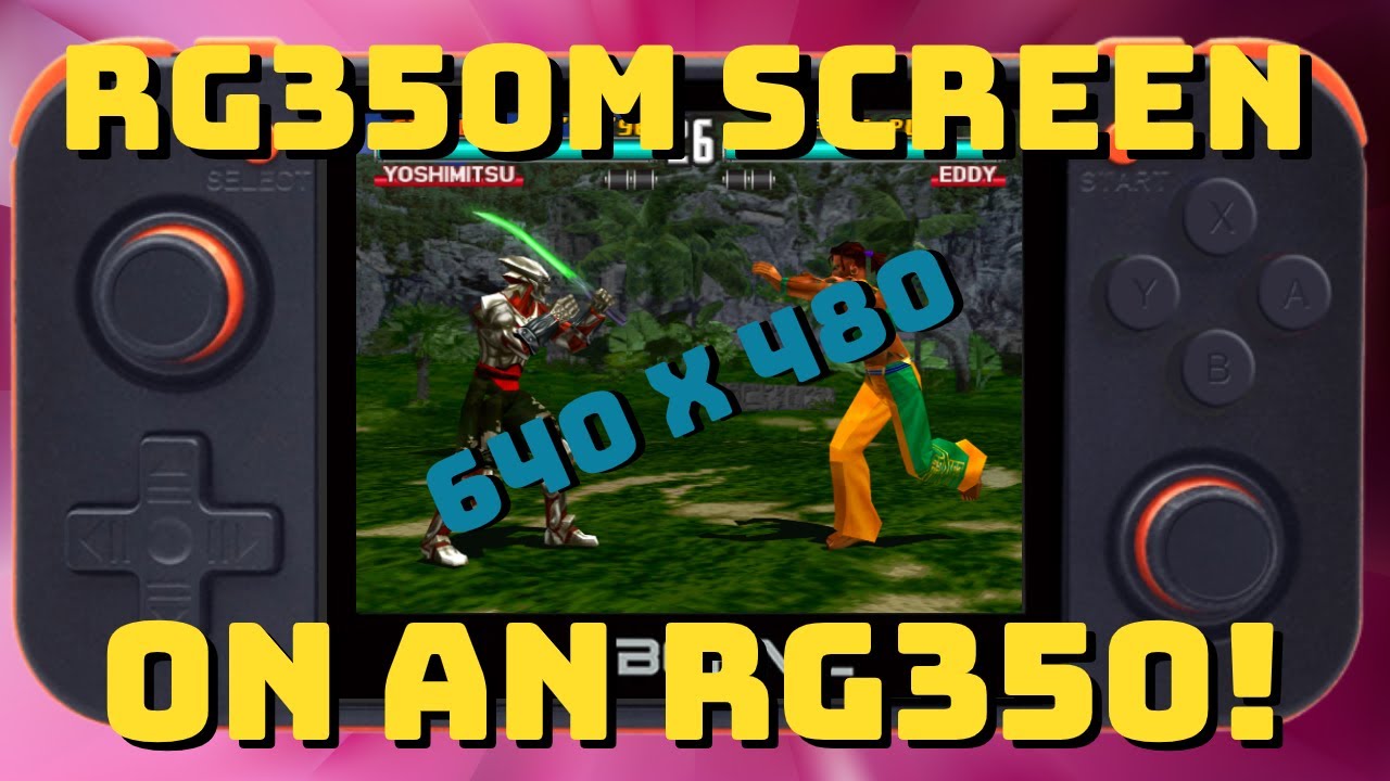 How to install an RG350M screen on the RG350 or RG350P