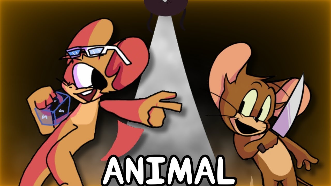 [FNF] Animal, but Meme mouse and Jerry sing it. (FNF COVER)