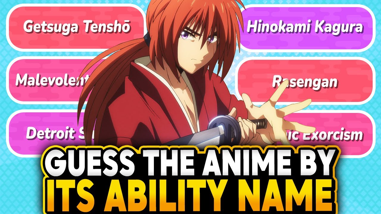 🎮 Can You Guess The Anime By Its Ability Name ? - Anime Quiz 📙