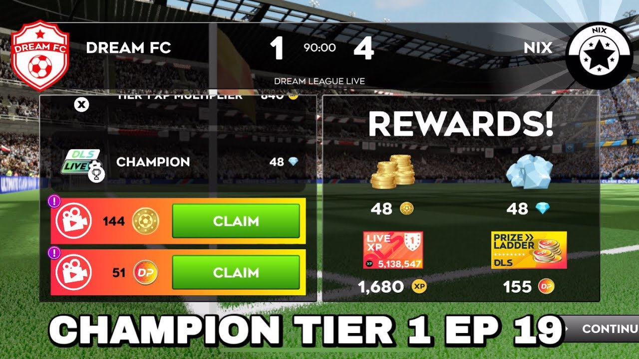 DLS 25 | Champion Tier 1 Ep 19 | (3 Matches)