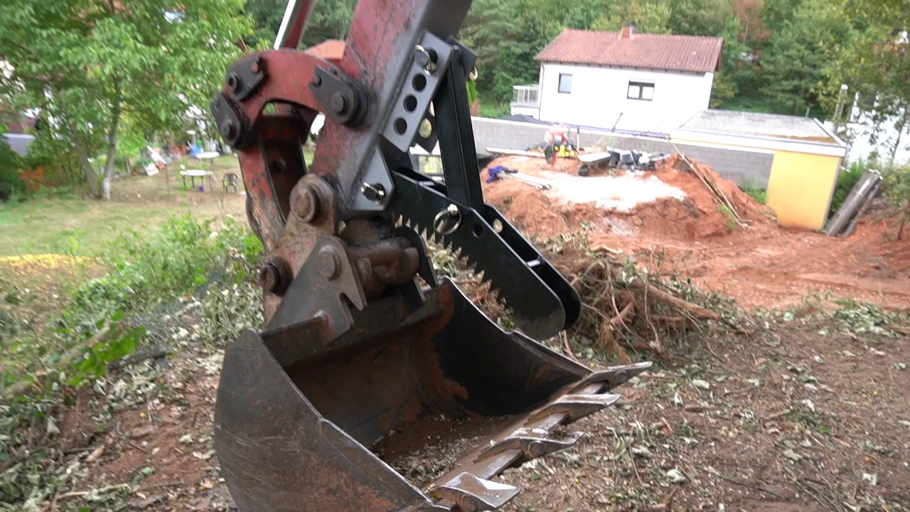 Bagger Daumen | Montieren