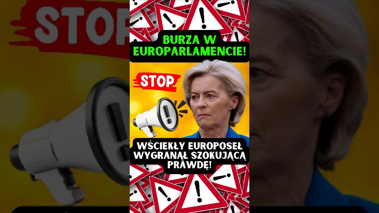 STORM IN THE EUROPEAN PARLIAMENT! FURIOUS MEP REVEALS SHOCKING TRUTH!