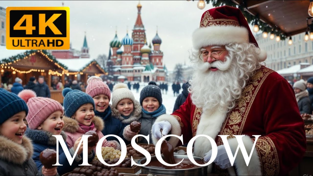🎄[4K] MOSCOW’S CHRISTMAS PREPARATIONS 2026 First Lights, Decorations and Holiday Atmosphere