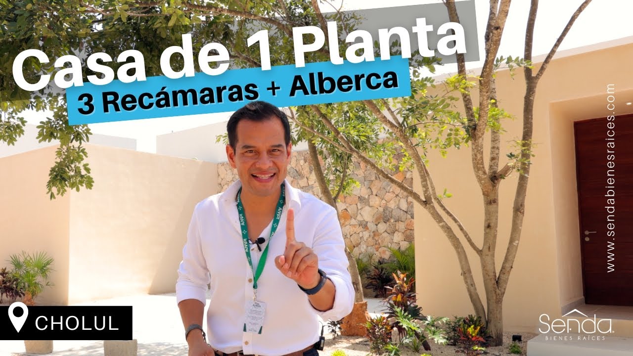 🌟 Casa en Venta de 1 Piso con Alberca en 📍Cholul, Mérida Yucatán 🏡