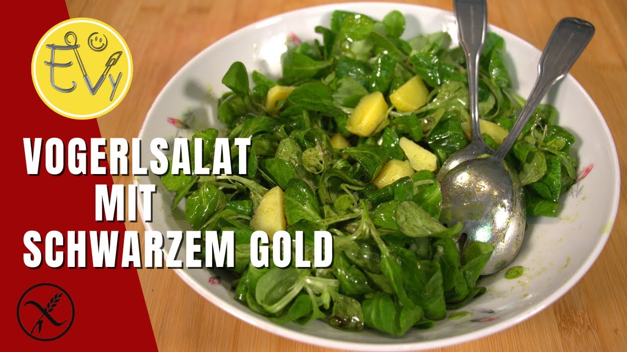 Vogerlsalat mit schwarzem Gold - eine steirische Spezialität!