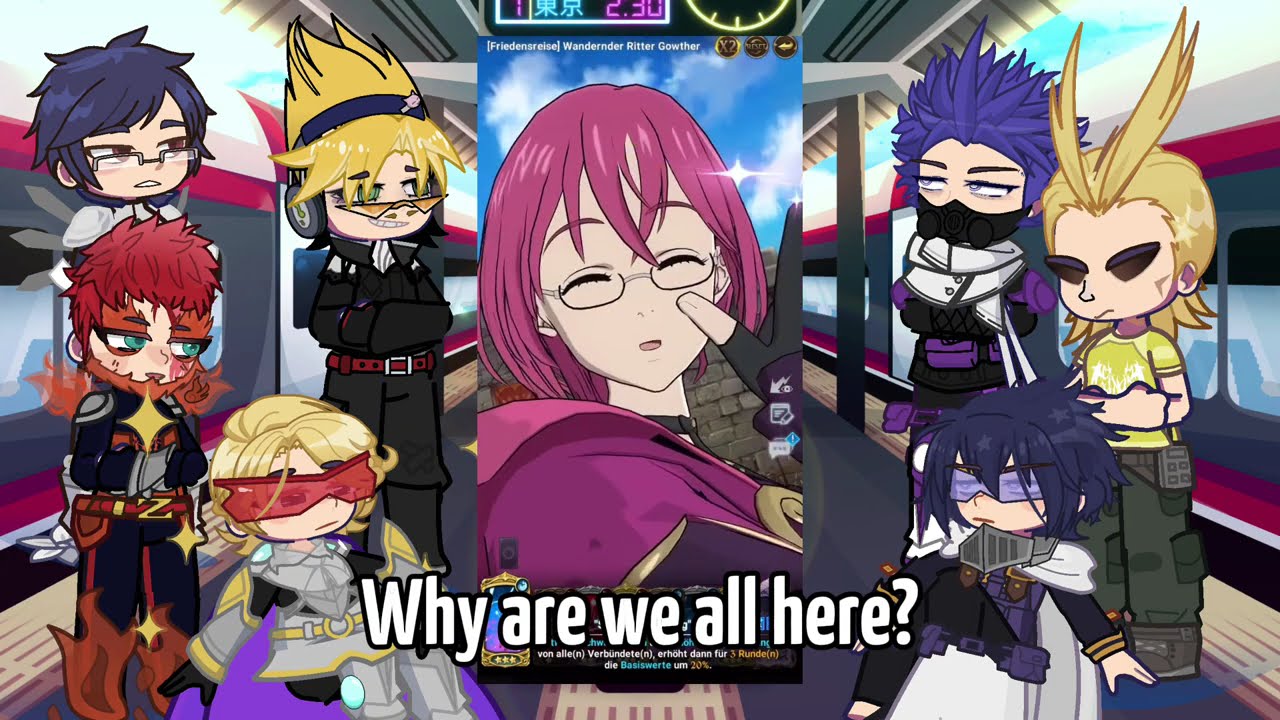 𝙋𝙧𝙤 𝙝𝙚𝙧𝙤𝙚𝙨 𝙧𝙚𝙖𝙘𝙩 𝙩𝙤 gowther | meliodas | seven deadly sins | MHA BNHA | Deku | Gacha life 2